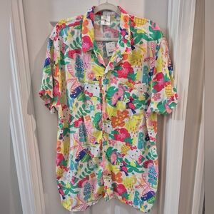 Hello Kitty Multicolor Unisex Hawaiian Shirt